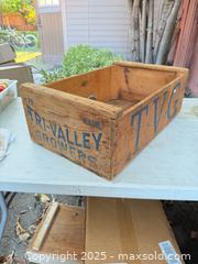 MaxSold Auction: Large Antique wooden crate tri valley growers - Concord (California, USA) SELLER MANAGED Estate Sale Online Auction - Landana Drive