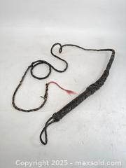 MaxSold Auction: Large vintage leather bull whip - Concord (California, USA) SELLER MANAGED Estate Sale Online Auction - Landana Drive
