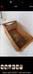 MaxSold Auction: Large vintage woven basket - Concord (California, USA) SELLER MANAGED Estate Sale Online Auction - Landana Drive