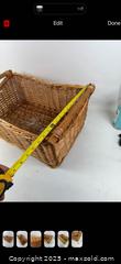 MaxSold Auction: Large vintage woven basket - Concord (California, USA) SELLER MANAGED Estate Sale Online Auction - Landana Drive
