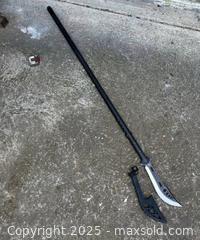 MaxSold Auction: M48 Naginata Polearm | Black Oxide Finish | 10&#34; Blade | 57 1/2&#34; Overall Length - Concord (California, USA) SELLER MANAGED Estate Sale Online Auction - Landana Drive