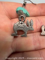 MaxSold Auction: Pair of genuine Indigenous American earrings with fetishes - Concord (California, USA) SELLER MANAGED Estate Sale Online Auction - Landana Drive