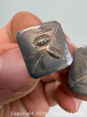 MaxSold Auction: Pair of sterling silver carved pinecone earringsa - Concord (California, USA) SELLER MANAGED Estate Sale Online Auction - Landana Drive