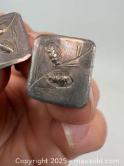 MaxSold Auction: Pair of sterling silver carved pinecone earringsa - Concord (California, USA) SELLER MANAGED Estate Sale Online Auction - Landana Drive