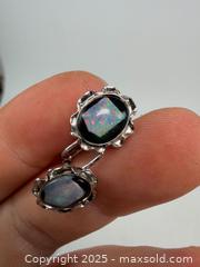 MaxSold Auction: Pair of sterling silver opal duplet earrings - Concord (California, USA) SELLER MANAGED Estate Sale Online Auction - Landana Drive