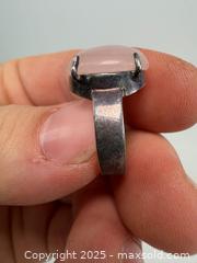 MaxSold Auction: Rose quartz and 925 Sterling silver ring - Concord (California, USA) SELLER MANAGED Estate Sale Online Auction - Landana Drive