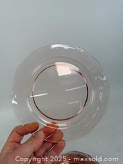 MaxSold Auction: Set of 12 antique pink depression era glass plates  - Concord (California, USA) SELLER MANAGED Estate Sale Online Auction - Landana Drive