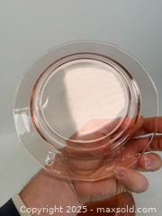 MaxSold Auction: Set of 12 antique pink depression era glass plates  - Concord (California, USA) SELLER MANAGED Estate Sale Online Auction - Landana Drive