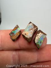 MaxSold Auction: Three genuine Australian fire opal Rich Stones - Concord (California, USA) SELLER MANAGED Estate Sale Online Auction - Landana Drive