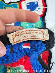 MaxSold Auction: Vintage hand, crocheted knitted tablecloth blanket made by mabel busse - Concord (California, USA) SELLER MANAGED Estate Sale Online Auction - Landana Drive