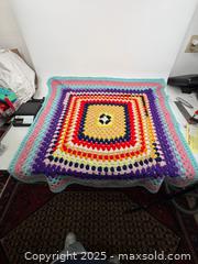 MaxSold Auction: Vintage hand crocheted tablecloth/blanket - Concord (California, USA) SELLER MANAGED Estate Sale Online Auction - Landana Drive