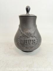 MaxSold Auction: Vintage Jonathan Adler love ceramic apothecary jug - Concord (California, USA) SELLER MANAGED Estate Sale Online Auction - Landana Drive