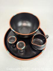 MaxSold Auction: Vintage MCM Dansk mesa boack dishware set - Concord (California, USA) SELLER MANAGED Estate Sale Online Auction - Landana Drive