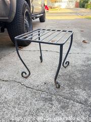 MaxSold Auction: Vintage metal plant stand/outdoor table - Concord (California, USA) SELLER MANAGED Estate Sale Online Auction - Landana Drive