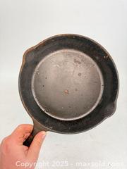 MaxSold Auction: Vintage unmarked Wagner? Number seven cast Iron Pan skillet. - Concord (California, USA) SELLER MANAGED Estate Sale Online Auction - Landana Drive