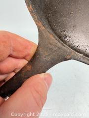 MaxSold Auction: Vintage unmarked Wagner? Number seven cast Iron Pan skillet. - Concord (California, USA) SELLER MANAGED Estate Sale Online Auction - Landana Drive