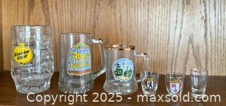 MaxSold Auction: Vintage German Glass Steins, Mugs, &#38; Shot Glasses - San Jose (California, USA) SELLER MANAGED Estate Sale Online Auction -  Park Wilshire Drive