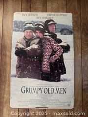 MaxSold Auction: Vintage Grumpy Old Men Jack Lemmon, Walter Matthau, Ann-Margret 1993 Comedy Movie Poster - San Jose (California, USA) SELLER MANAGED Estate Sale Online Auction -  Park Wilshire Drive