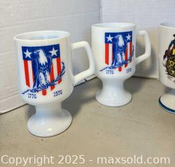 MaxSold Auction: 8 Footed Bicentennial Mugs  - San Jose (California, USA) PARTNER MANAGED Estate Sale Online Auction - Woodford Drive