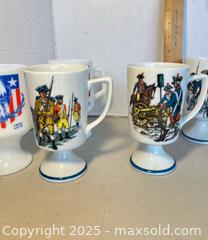 MaxSold Auction: 8 Footed Bicentennial Mugs  - San Jose (California, USA) PARTNER MANAGED Estate Sale Online Auction - Woodford Drive