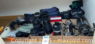 MaxSold Auction: Camera Gear- Lens, Tripod and More - San Jose (California, USA) PARTNER MANAGED Estate Sale Online Auction - Woodford Drive