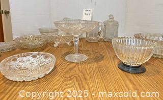 MaxSold Auction: Cut Crystal Lot - San Jose (California, USA) PARTNER MANAGED Estate Sale Online Auction - Woodford Drive