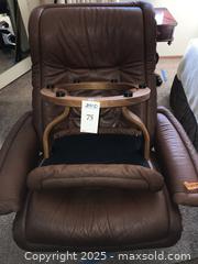 MaxSold Auction: Ekornes Norwegian Recliner &#38; Footrest - San Jose (California, USA) PARTNER MANAGED Estate Sale Online Auction - Woodford Drive