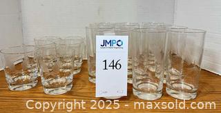 MaxSold Auction: Etched Glass Drinking Tumblers  - San Jose (California, USA) PARTNER MANAGED Estate Sale Online Auction - Woodford Drive