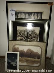 MaxSold Auction: Framed Monochrome Wall Art - San Jose (California, USA) PARTNER MANAGED Estate Sale Online Auction - Woodford Drive