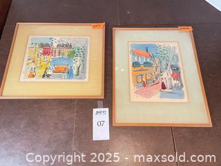 MaxSold Auction: Framed Wall Art - 2 pieces - San Jose (California, USA) PARTNER MANAGED Estate Sale Online Auction - Woodford Drive