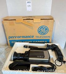 MaxSold Auction: General Electric Color Video Camera - San Jose (California, USA) PARTNER MANAGED Estate Sale Online Auction - Woodford Drive