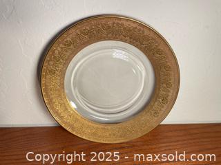 MaxSold Auction: Goldenrod By Glastonbury-Lotus Stemware &#38; Plates  - San Jose (California, USA) PARTNER MANAGED Estate Sale Online Auction - Woodford Drive