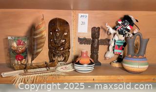MaxSold Auction: Indigenous American Art &#38; Crafts - San Jose (California, USA) PARTNER MANAGED Estate Sale Online Auction - Woodford Drive