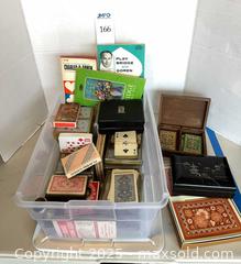 MaxSold Auction: Large Group of Playing Cards &#38; Bridge Accessories - San Jose (California, USA) PARTNER MANAGED Estate Sale Online Auction - Woodford Drive