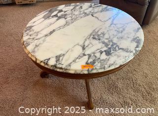 MaxSold Auction: Marble Top Coffee Table  - San Jose (California, USA) PARTNER MANAGED Estate Sale Online Auction - Woodford Drive