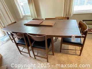 MaxSold Auction: MCM Dining Table &#38; Chairs - San Jose (California, USA) PARTNER MANAGED Estate Sale Online Auction - Woodford Drive