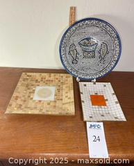MaxSold Auction: MCM Mosaic Art - 3 pieces - San Jose (California, USA) PARTNER MANAGED Estate Sale Online Auction - Woodford Drive