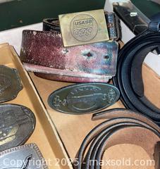 MaxSold Auction: Men&#39;s Belts &#38; Buckles - San Jose (California, USA) PARTNER MANAGED Estate Sale Online Auction - Woodford Drive