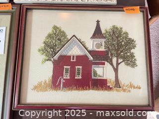 MaxSold Auction: Needlepoint Framed Art - San Jose (California, USA) PARTNER MANAGED Estate Sale Online Auction - Woodford Drive