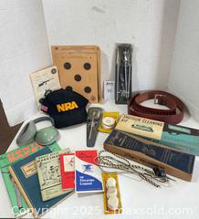 MaxSold Auction: NRA Guides &#38; Shooting Accessories - San Jose (California, USA) PARTNER MANAGED Estate Sale Online Auction - Woodford Drive