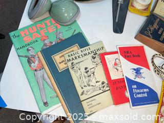 MaxSold Auction: NRA Guides &#38; Shooting Accessories - San Jose (California, USA) PARTNER MANAGED Estate Sale Online Auction - Woodford Drive