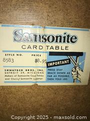 MaxSold Auction: Samsonite Folding Table &#38; Chairs - San Jose (California, USA) PARTNER MANAGED Estate Sale Online Auction - Woodford Drive