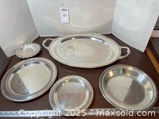 MaxSold Auction: Silverplated Serving Trays  - San Jose (California, USA) PARTNER MANAGED Estate Sale Online Auction - Woodford Drive
