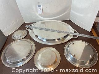 MaxSold Auction: Silverplated Serving Trays  - San Jose (California, USA) PARTNER MANAGED Estate Sale Online Auction - Woodford Drive