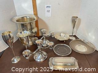 MaxSold Auction: Silverplated Servingware and More - San Jose (California, USA) PARTNER MANAGED Estate Sale Online Auction - Woodford Drive