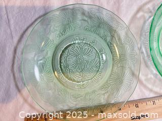 MaxSold Auction: Vintage Green Depression Glass - San Jose (California, USA) PARTNER MANAGED Estate Sale Online Auction - Woodford Drive