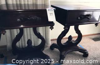 MaxSold Auction: Vintage Side Tables with Drawers - San Jose (California, USA) PARTNER MANAGED Estate Sale Online Auction - Woodford Drive