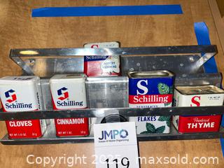 MaxSold Auction: Vintage Spice Containers - San Jose (California, USA) PARTNER MANAGED Estate Sale Online Auction - Woodford Drive