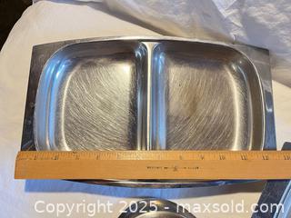 MaxSold Auction: Vintage Stainless Steel Serving Dishes - San Jose (California, USA) PARTNER MANAGED Estate Sale Online Auction - Woodford Drive