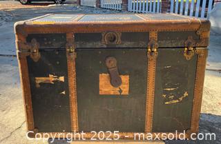 MaxSold Auction: Vintage Steamer Trunk #3 - San Jose (California, USA) PARTNER MANAGED Estate Sale Online Auction - Woodford Drive
